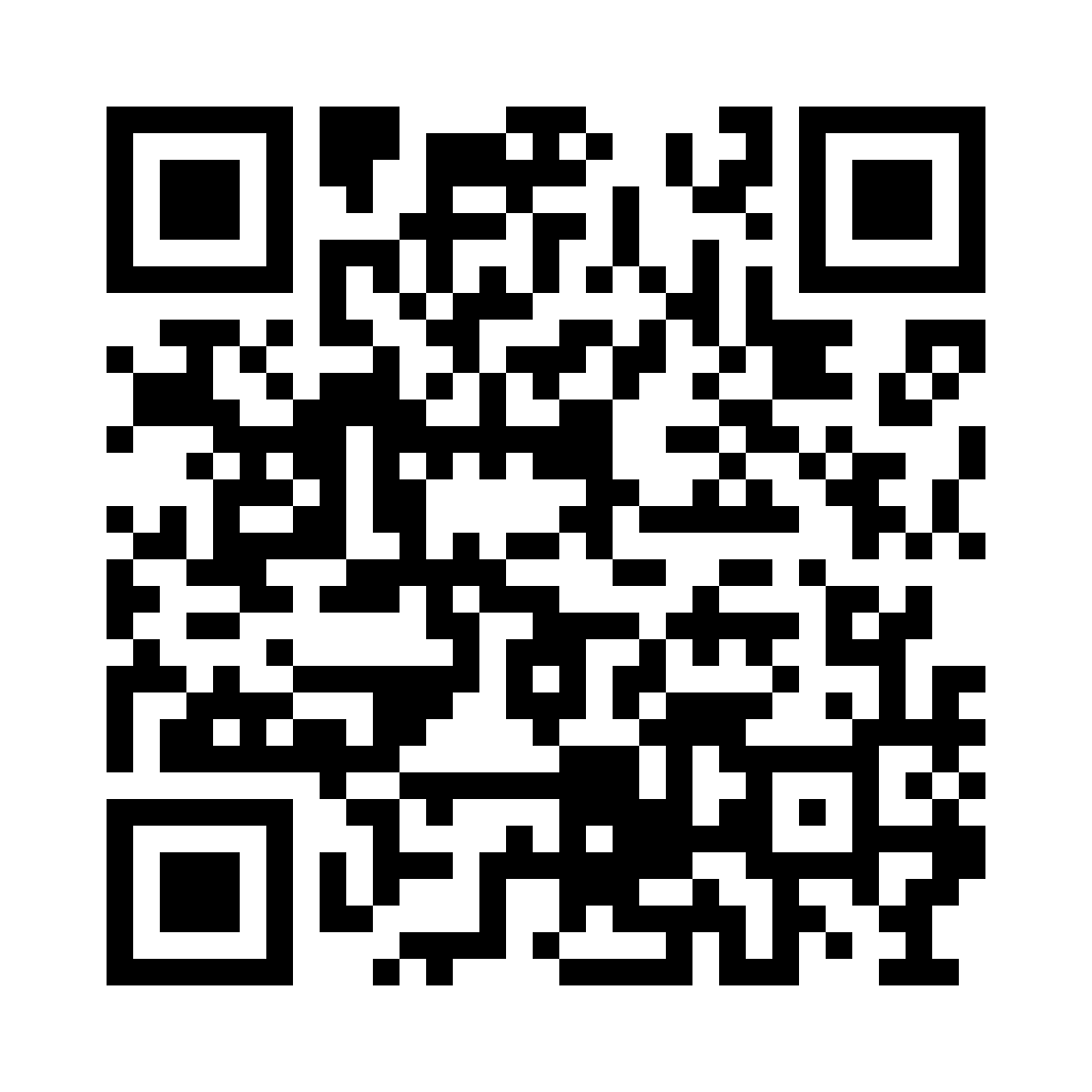 QR code that opens hollerhogsbbq.com, the Holler Hogs BBQ menu